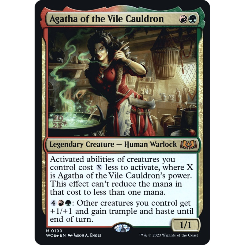 Agatha of the Vile Cauldron [Wilds of Eldraine Prerelease Promos]