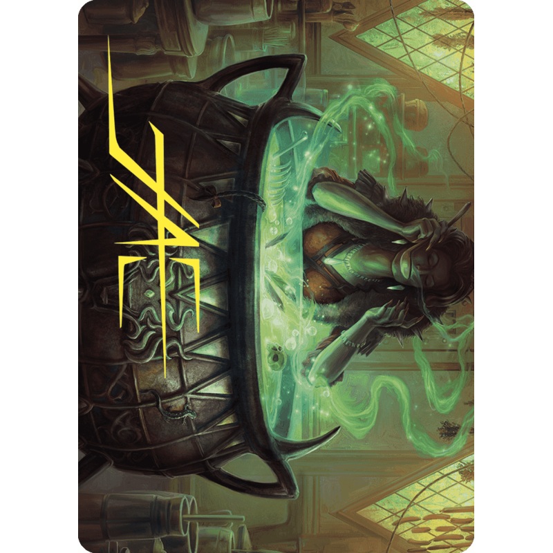 Agatha’s Soul Cauldron Art Card (Gold-Stamped Signature) [Wilds of Eldraine Art Series]