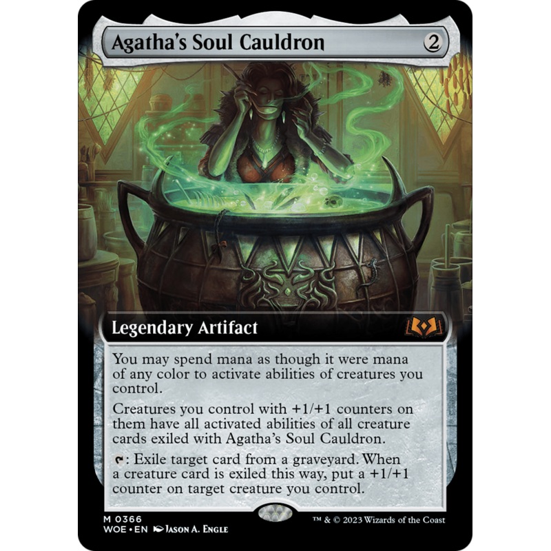 Agatha’s Soul Cauldron (Extended Art) [Wilds of Eldraine]