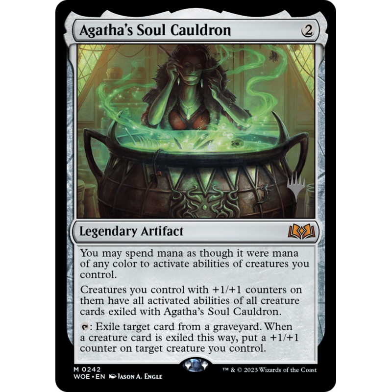 Agatha’s Soul Cauldron (Promo Pack) [Wilds of Eldraine Promos] Foil