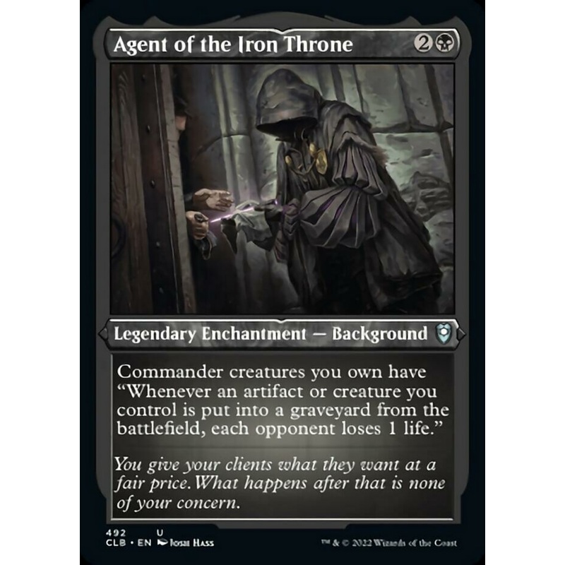 Agent of the Iron Throne (Foil Etched) [Commander Legends: Battle for Baldur’s Gate]