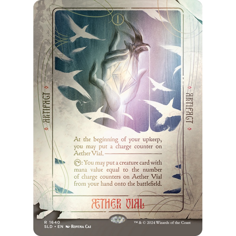 Aether Vial(Borderless) Foil (1640)