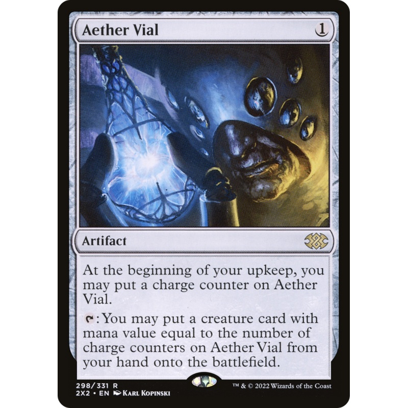 Aether Vial [Double Masters 2022] Foil