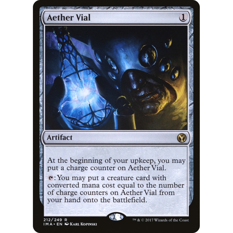 Aether Vial [Iconic Masters] Foil
