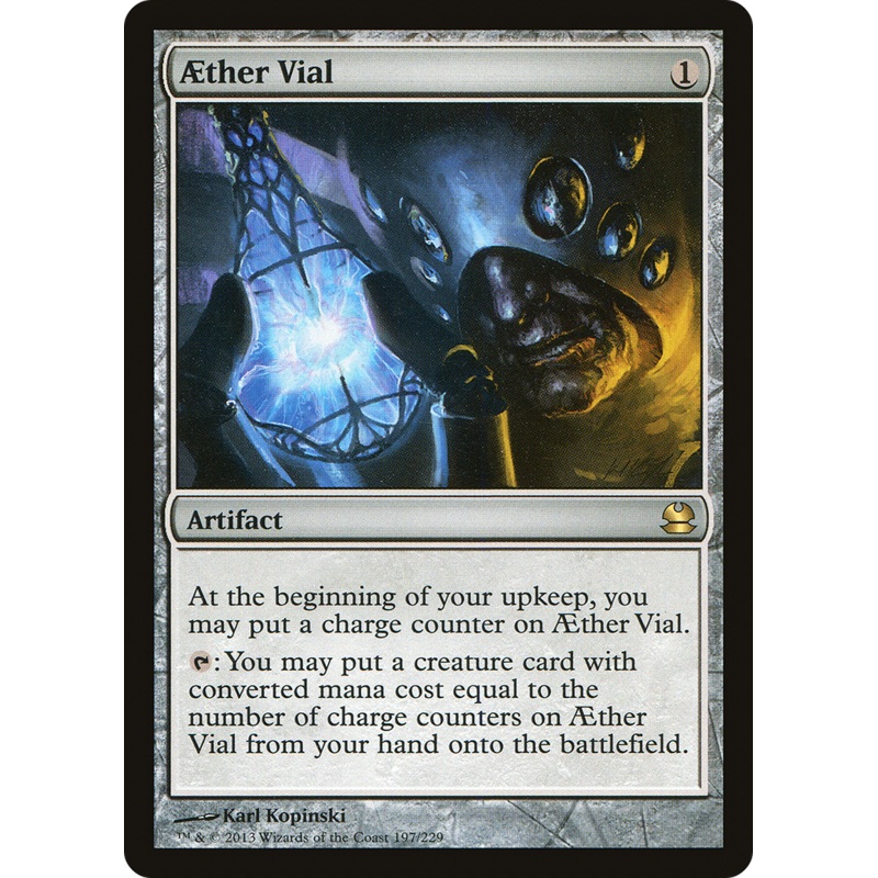 Aether Vial [Modern Masters] Foil