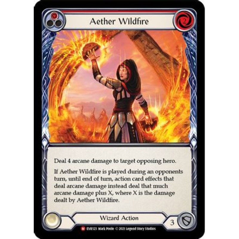 Aether Wildfire (EVR123) 1st Edition Rainbow Foil – Everfest
