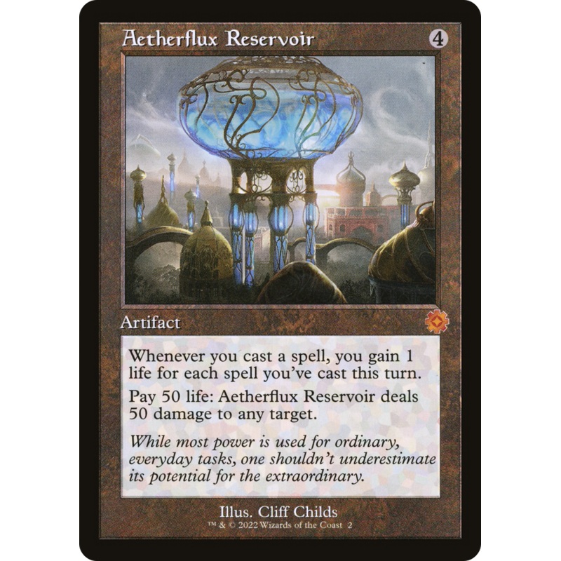 Aetherflux Reservoir (Retro) [The Brothers’ War Retro Artifacts] Foil