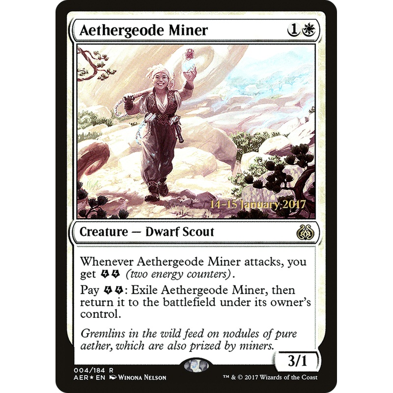Aethergeode Miner [Aether Revolt Prerelease Promos]