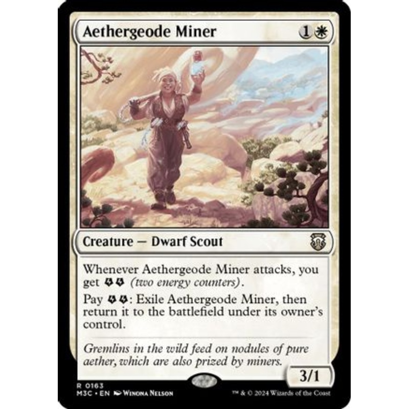 Aethergeode Miner (Ripple Foil) (163) Foil