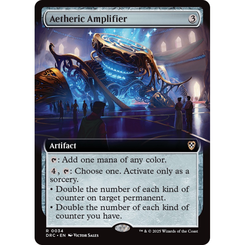 Aetheric Amplifier (Extended Art) (034) – Commander: Aetherdrift