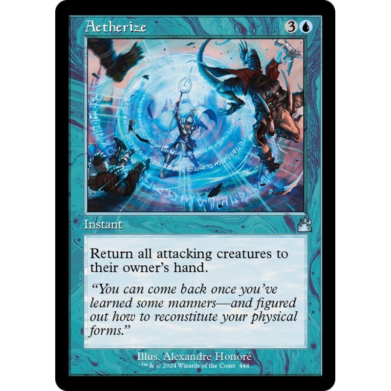 Aetherize (Retro Frame) [Ravnica Remastered] Foil