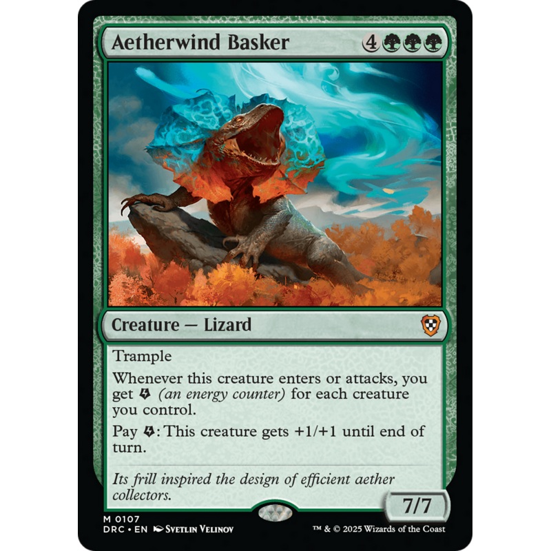 Aetherwind Basker (107) – Commander: Aetherdrift