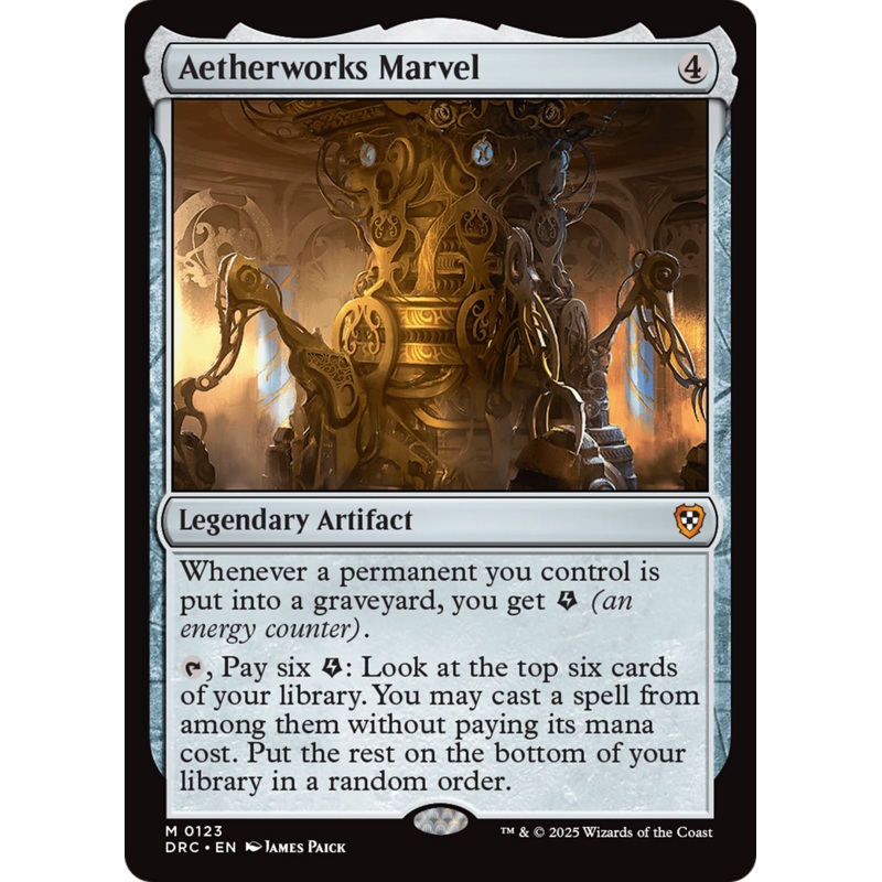 Aetherworks Marvel (123) – Commander: Aetherdrift