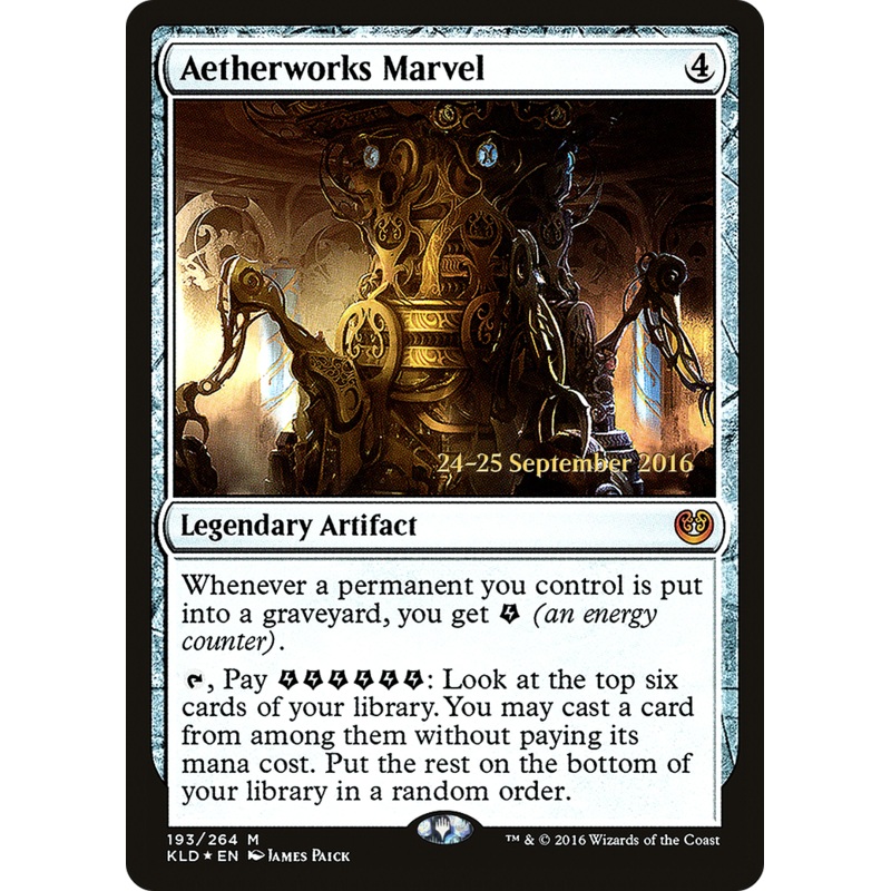 Aetherworks Marvel [Kaladesh Prerelease Promos]