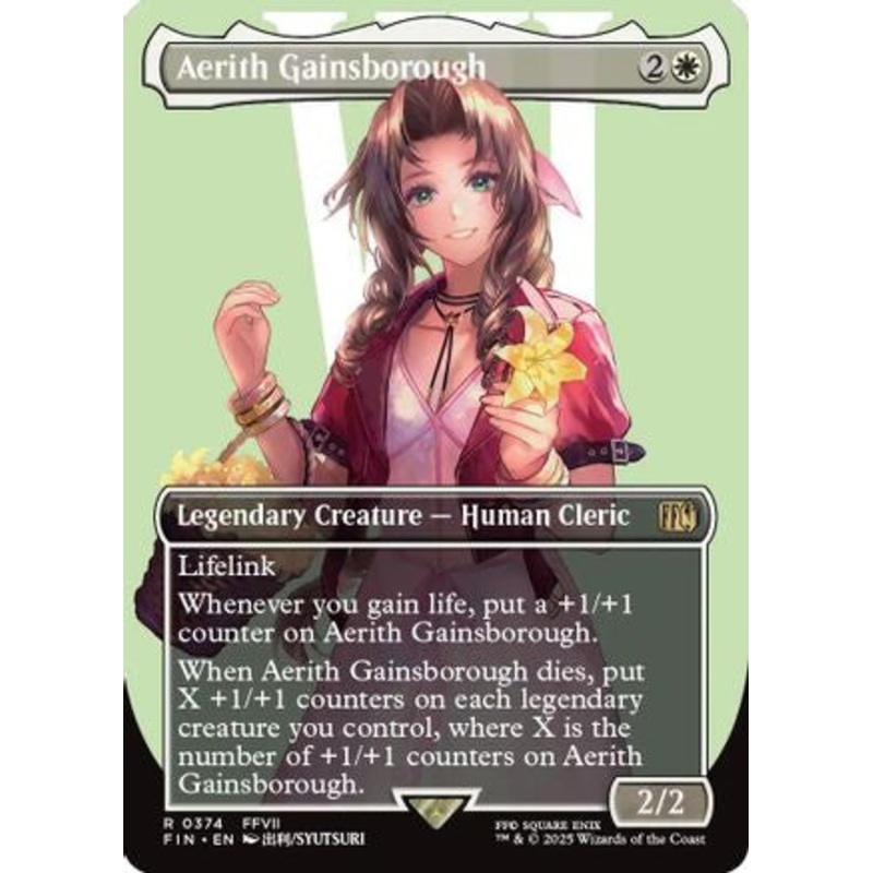 Aerith Gainsborough (Borderless) (374) – FINAL FANTASY