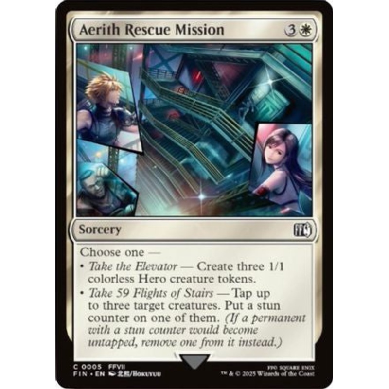 Aerith Rescue Mission (005) Foil – FINAL FANTASY