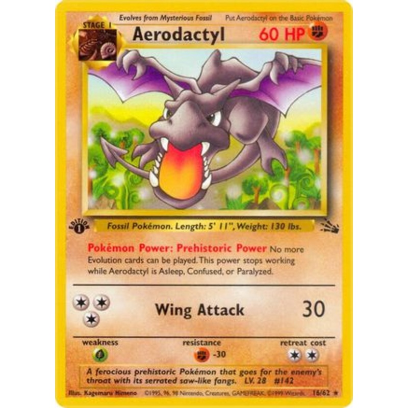Aerodactyl (16/62) [Fossil 1st Edition]