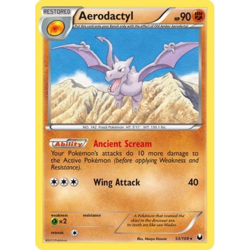 Aerodactyl (53/108) [Black & White: Dark Explorers]