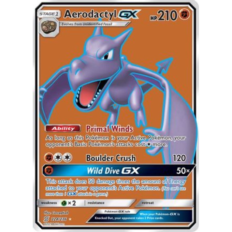 Aerodactyl GX (224/236) [Sun & Moon: Unified Minds]