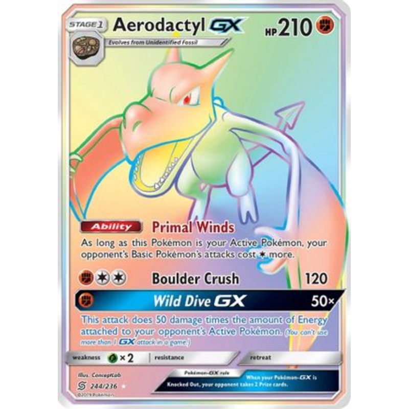 Aerodactyl GX (244/236) [Sun & Moon: Unified Minds]