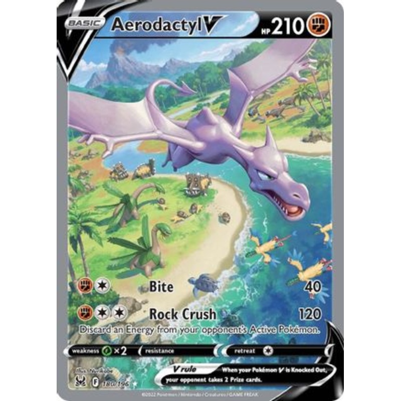 Aerodactyl V (180/196) [Sword & Shield: Lost Origin]