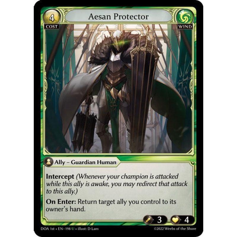 Aesan Protector (198) [Dawn of Ashes: 1st Edition]