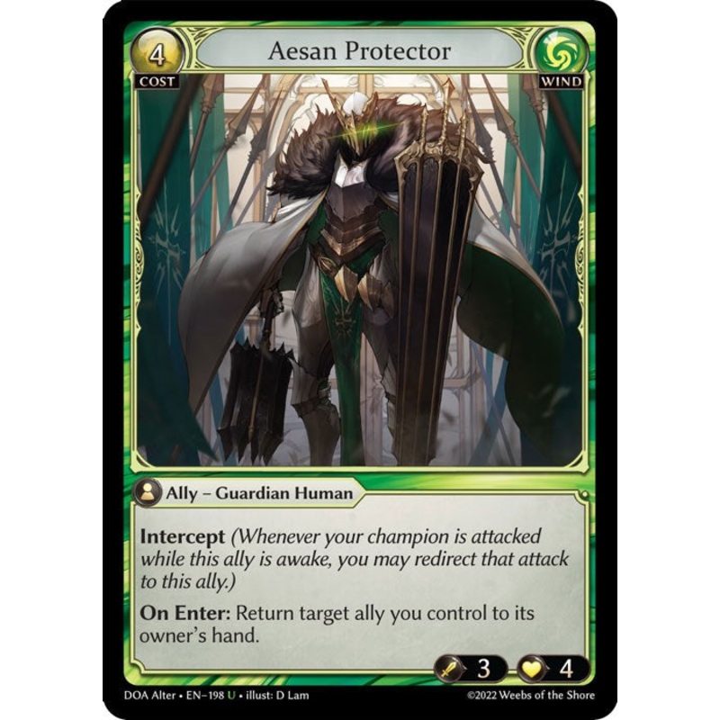 Aesan Protector (198) [Dawn of Ashes: Alter Edition]
