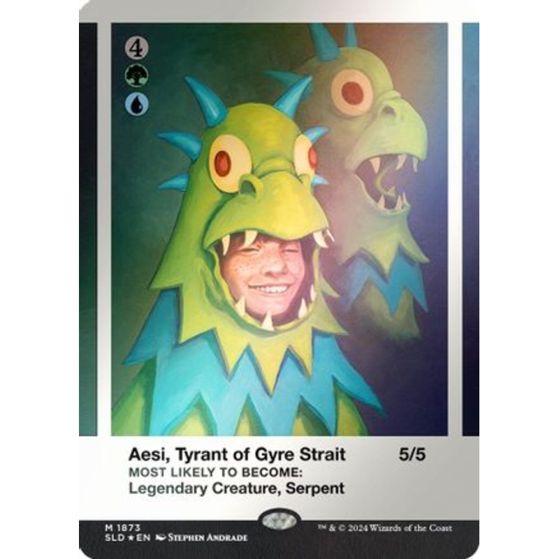 Aesi, Tyrant of Gyre Strait (Rainbow Foil) (1873) Foil