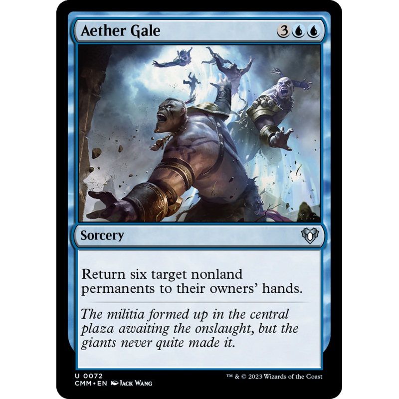 Aether Gale [Commander Masters] Foil