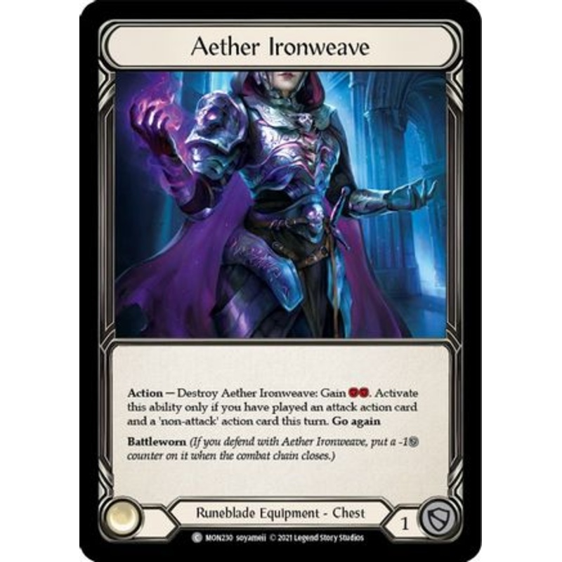Aether Ironweave (MON230) – Monarch 1st Edition