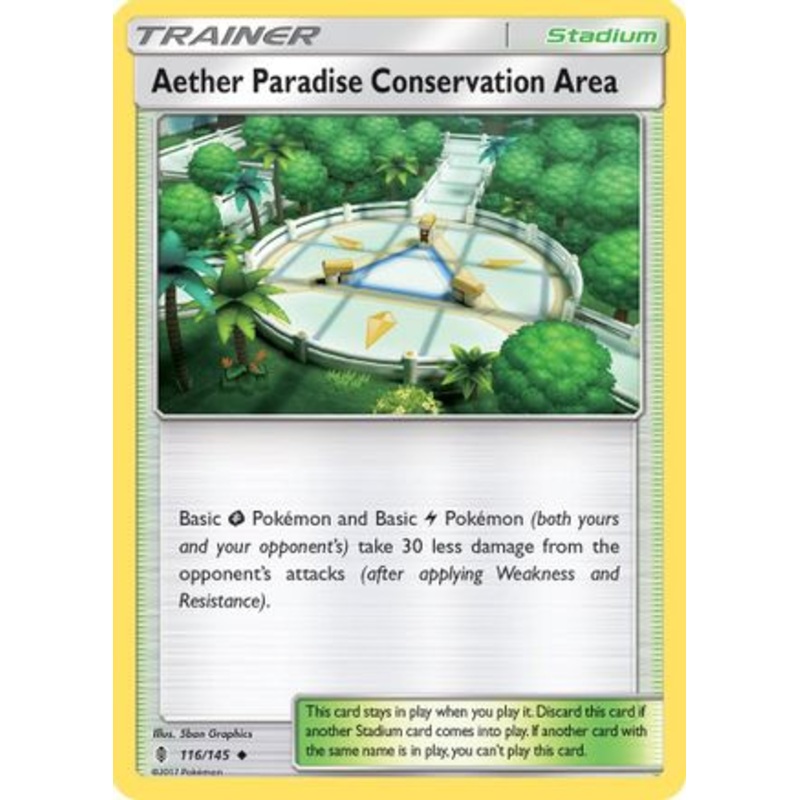 Aether Paradise Conservation Area (116/145) [Sun & Moon: Guardians Rising] Reverse Holofoil