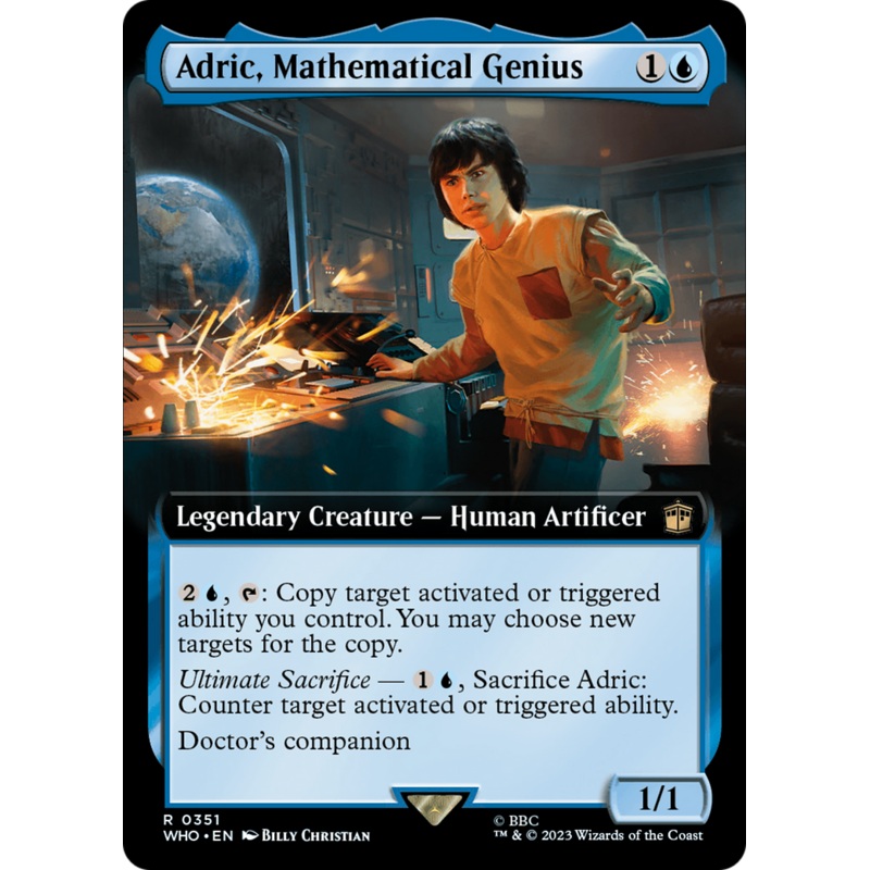 Adric, Mathematical Genius (Extended Art) [Doctor Who] Foil