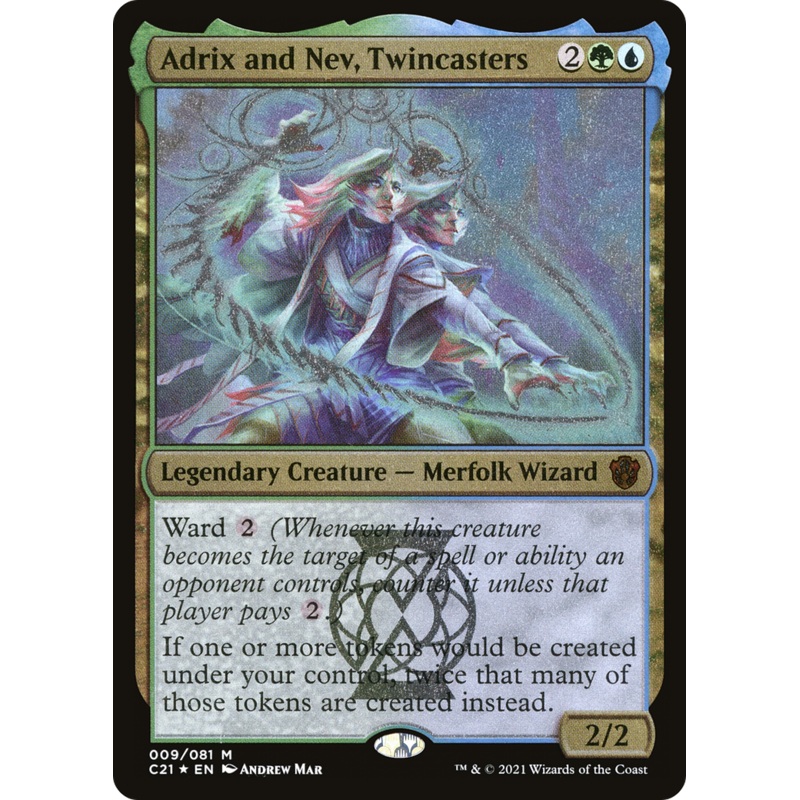 Adrix and Nev, Twincasters (Display Commander) [Commander 2021]