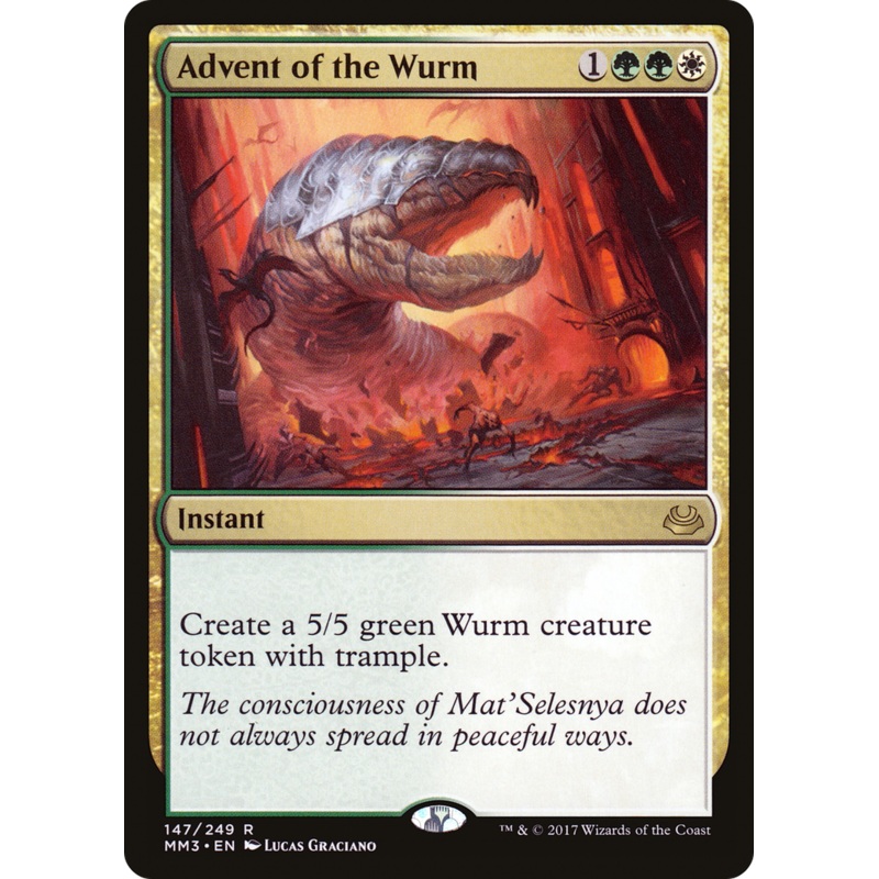 Advent of the Wurm [Modern Masters 2017] Foil