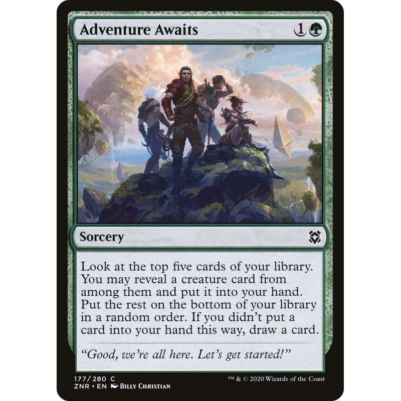 Adventure Awaits [Zendikar Rising] Foil