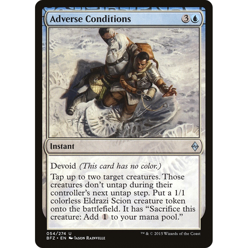 Adverse Conditions [Battle for Zendikar] Foil