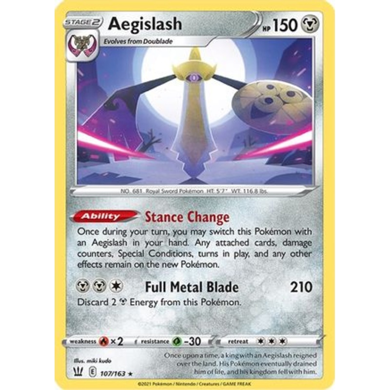 Aegislash (107/163) (107/163) [Sword & Shield: Battle Styles]