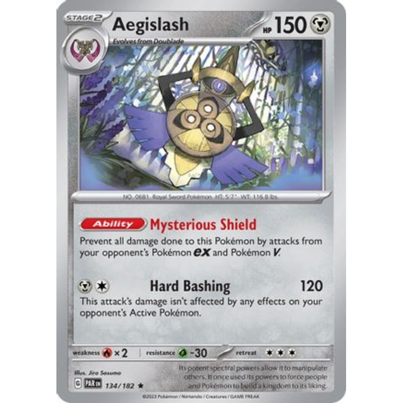 Aegislash (134/182) [Scarlet & Violet: Paradox Rift] Reverse Holofoil