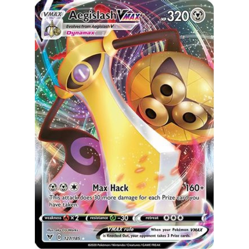 Aegislash VMAX (127/185) [Sword & Shield: Vivid Voltage]