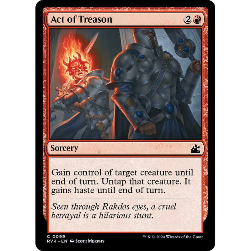 Act of Treason [Ravnica Remastered] Foil