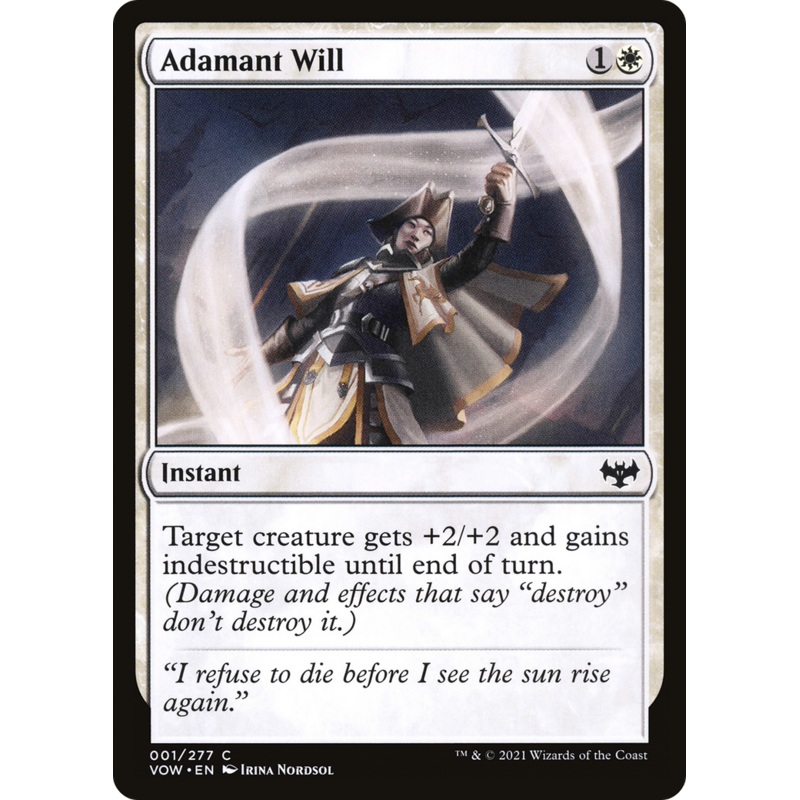 Adamant Will [Innistrad: Crimson Vow]