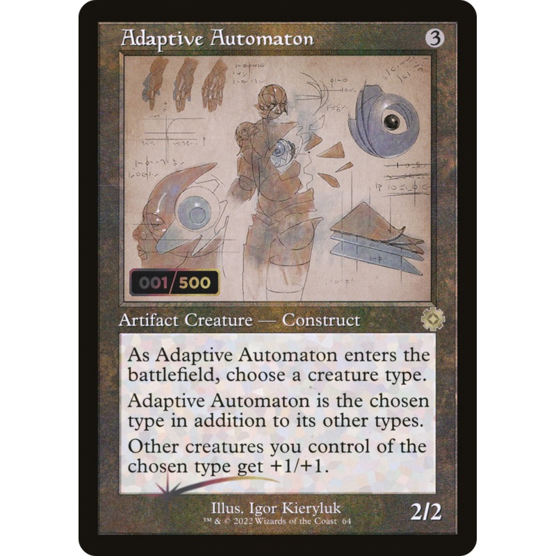 Adaptive Automaton (Retro Schematic) (Serialized) [The Brothers’ War Retro Artifacts]