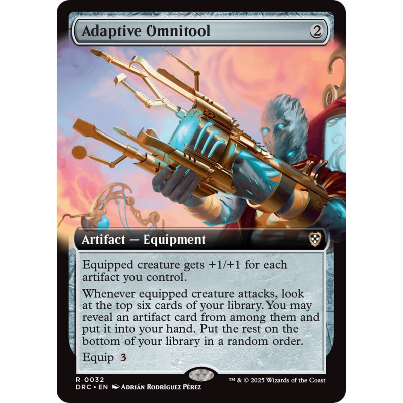 Adaptive Omnitool (Extended Art) (032) – Commander: Aetherdrift