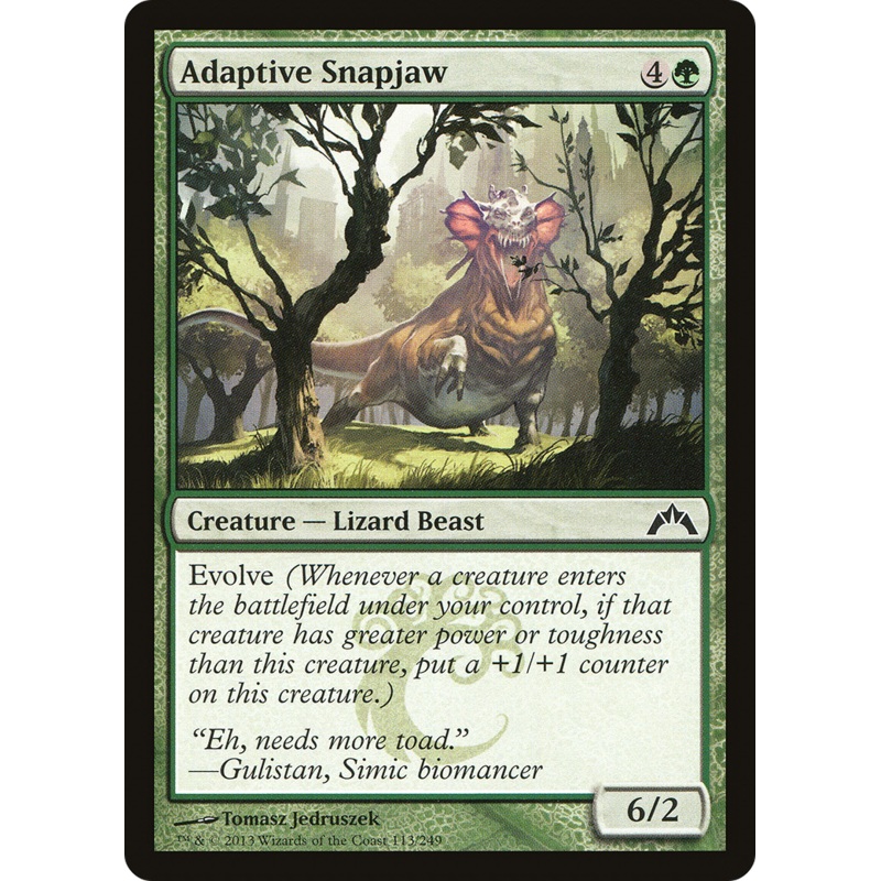 Adaptive Snapjaw [Gatecrash] Foil