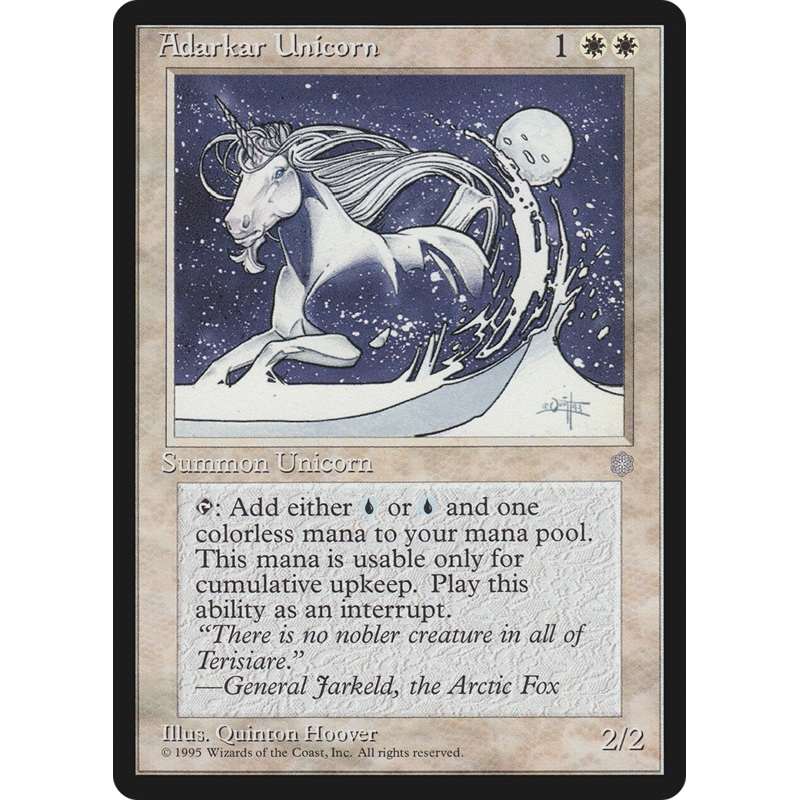 Adarkar Unicorn [Ice Age]