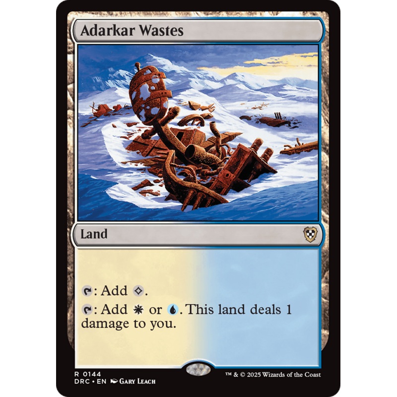 Adarkar Wastes (144) – Commander: Aetherdrift