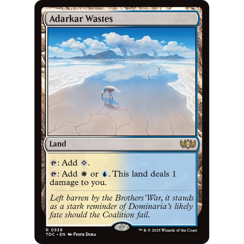 Adarkar Wastes (338) – Commander: Tarkir: Dragonstorm