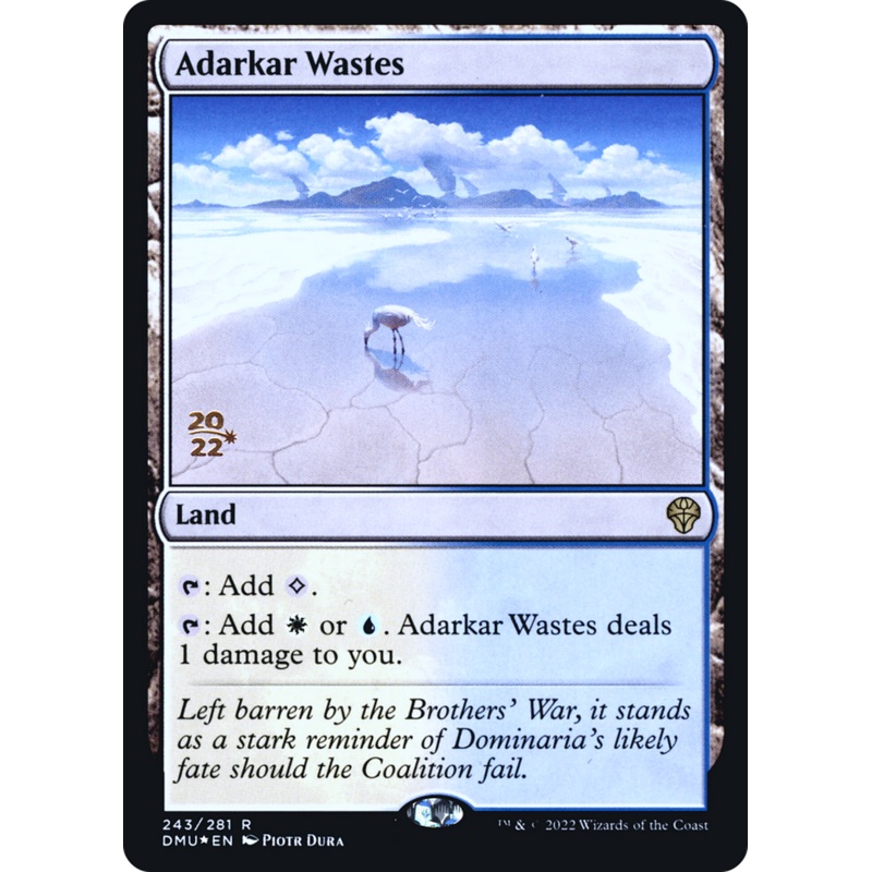 Adarkar Wastes [Dominaria United Prerelease Promos]