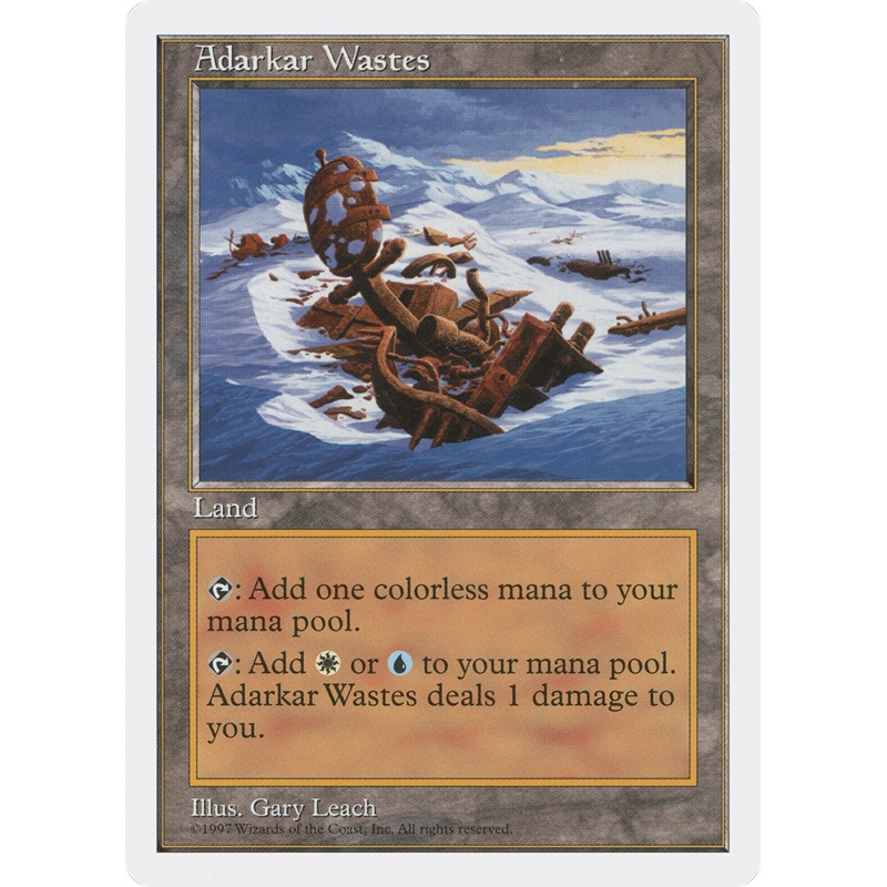 Adarkar Wastes [Fifth Edition]