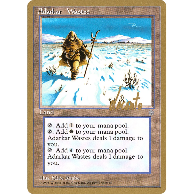 Adarkar Wastes (Michael Loconto) [Pro Tour Collector Set]